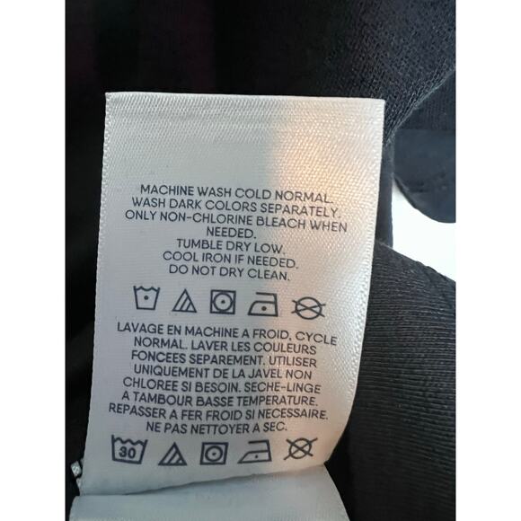 Lands' End Women's Short Sleeve Top Size Large Oeko-Tex Black - Picture 6 of 8